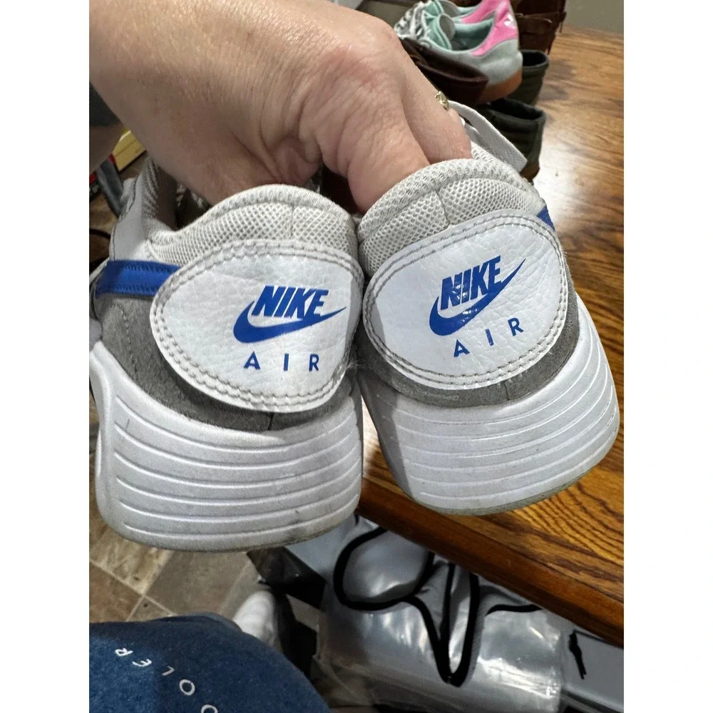 Nike Air Max SC Kids Sneakers White Grey Royal Blue CZ5358-101 Size 4.5Y